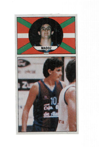 Cromo: Baloncesto 1986-1987: numero 054: Madoz de Caja de Alava