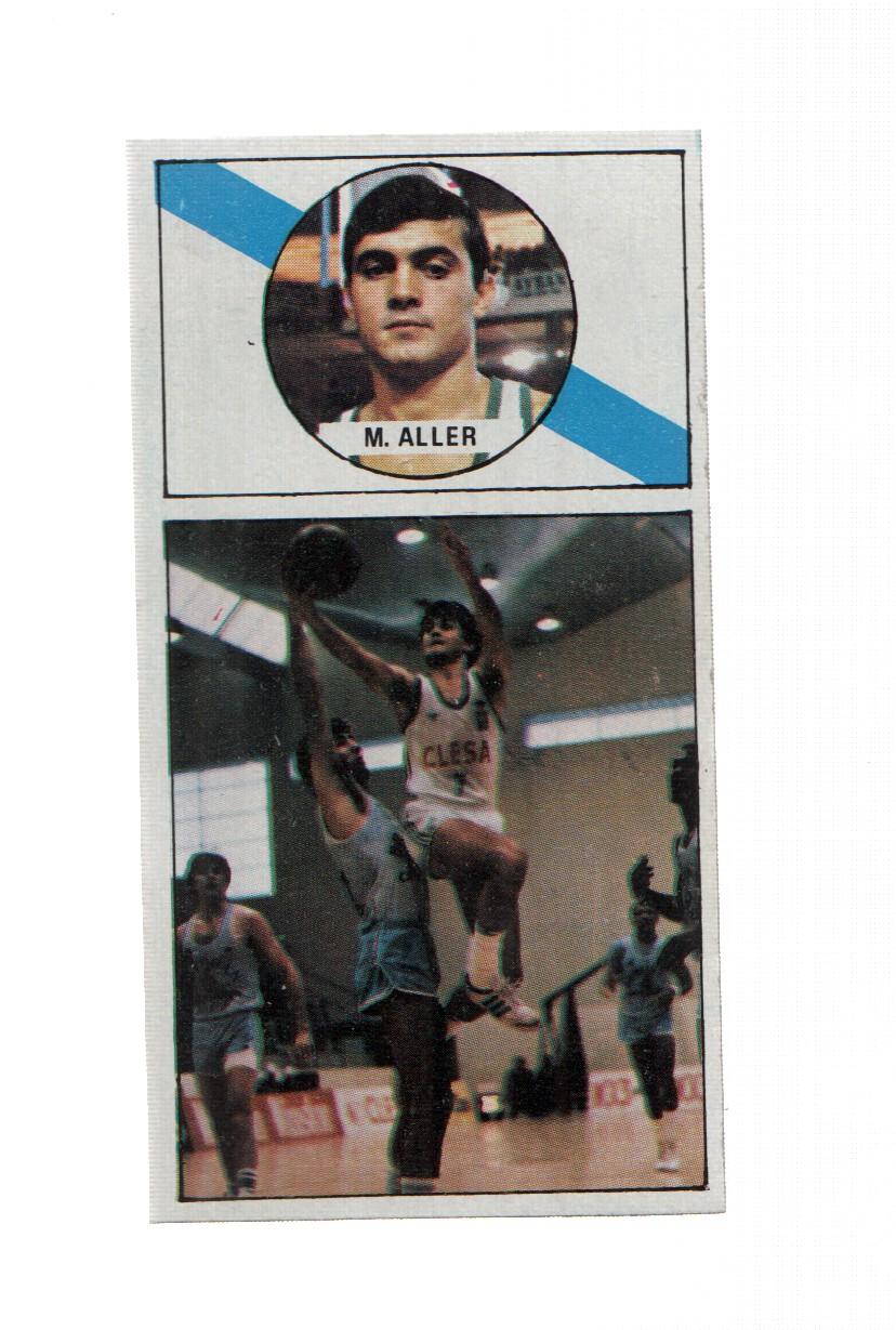 Cromo: Baloncesto 1986-1987: numero 059: Manuel Aller del Clesa Ferrol