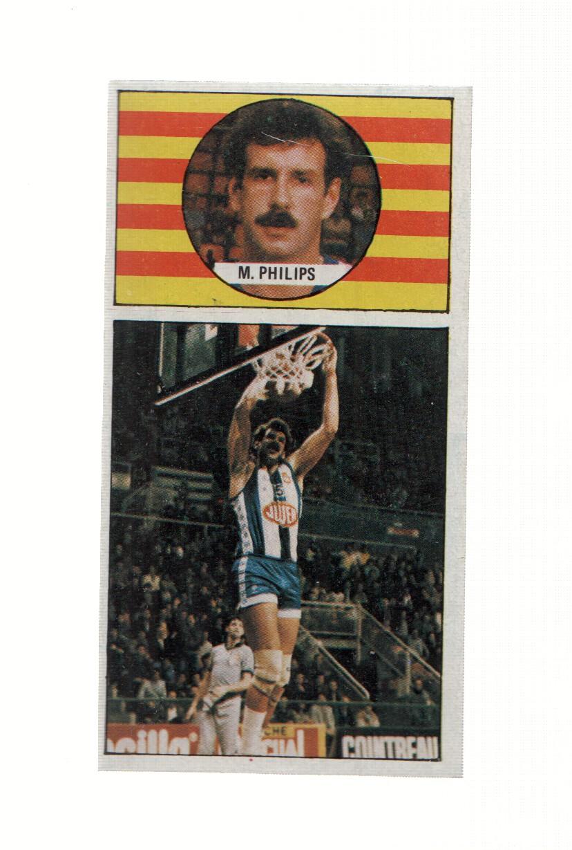 Cromo: Baloncesto 1986-1987: numero 068: MIke Philips del Español