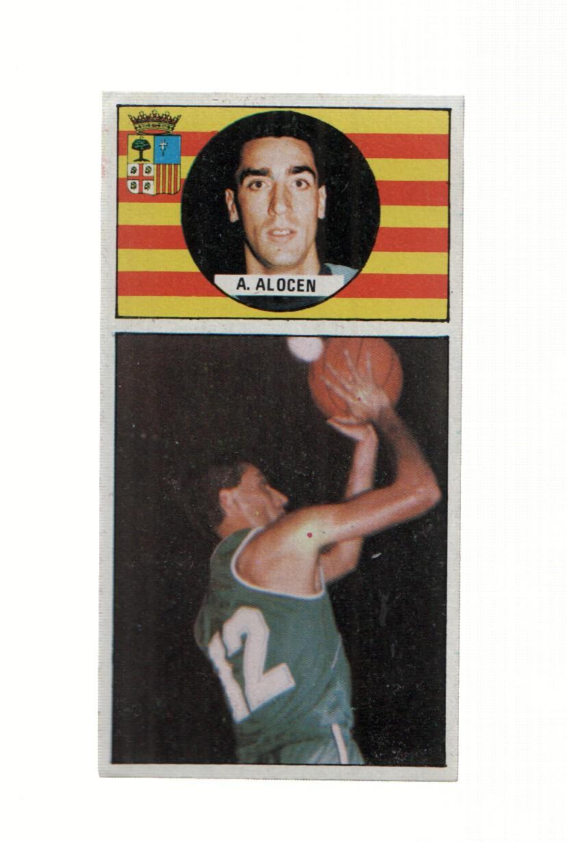 Cromo: Baloncesto 1986-1987: numero 116: A.Alocen del Cai Zaragoza