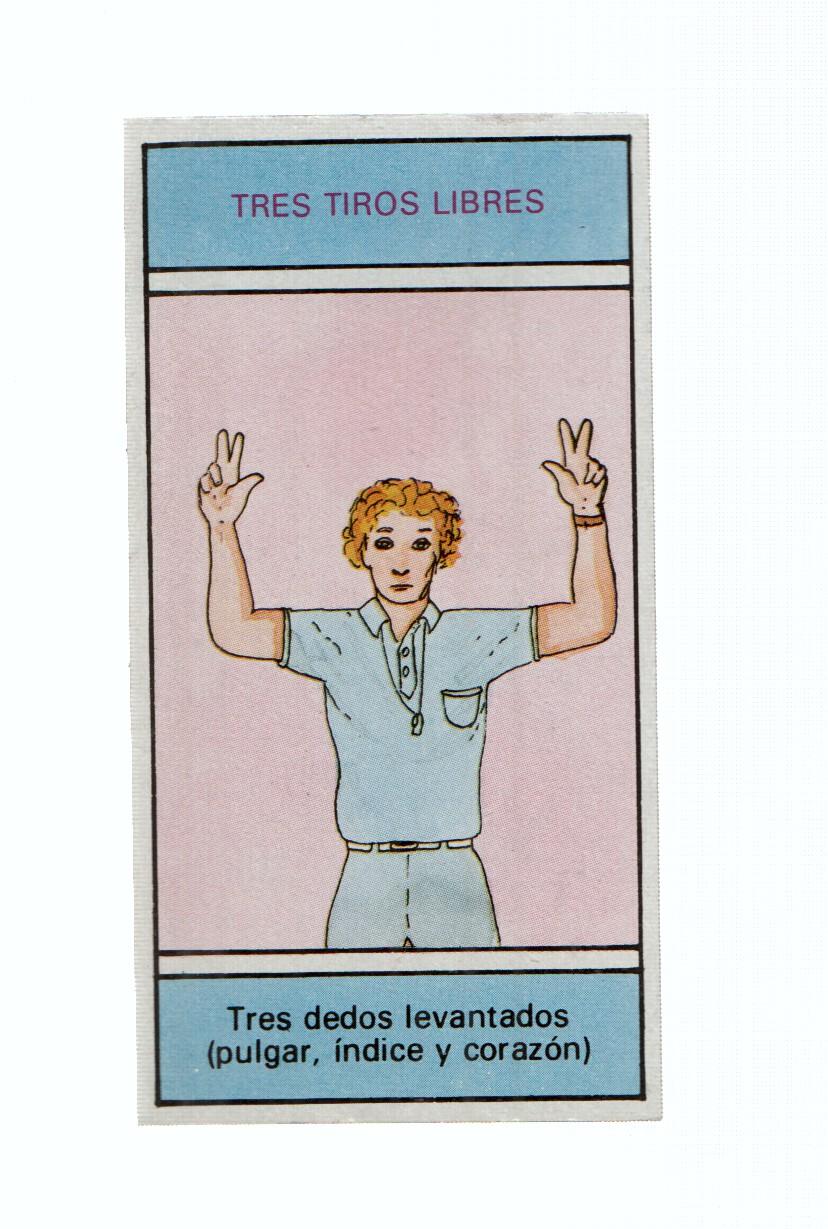 Cromo: Baloncesto 1986-1987: numero 203: Reglas del juego: tres tiros libres