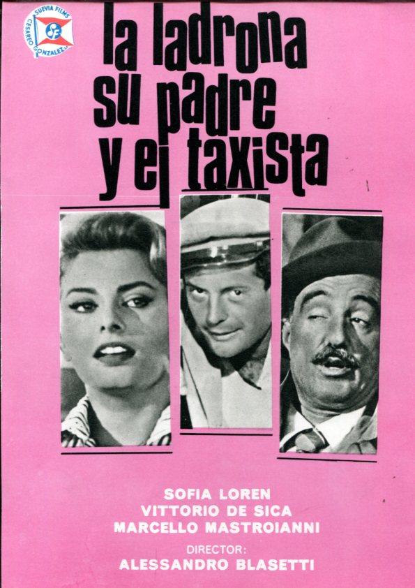 Ficha cine Suevia Films: La ladrona, su padre y el taxista