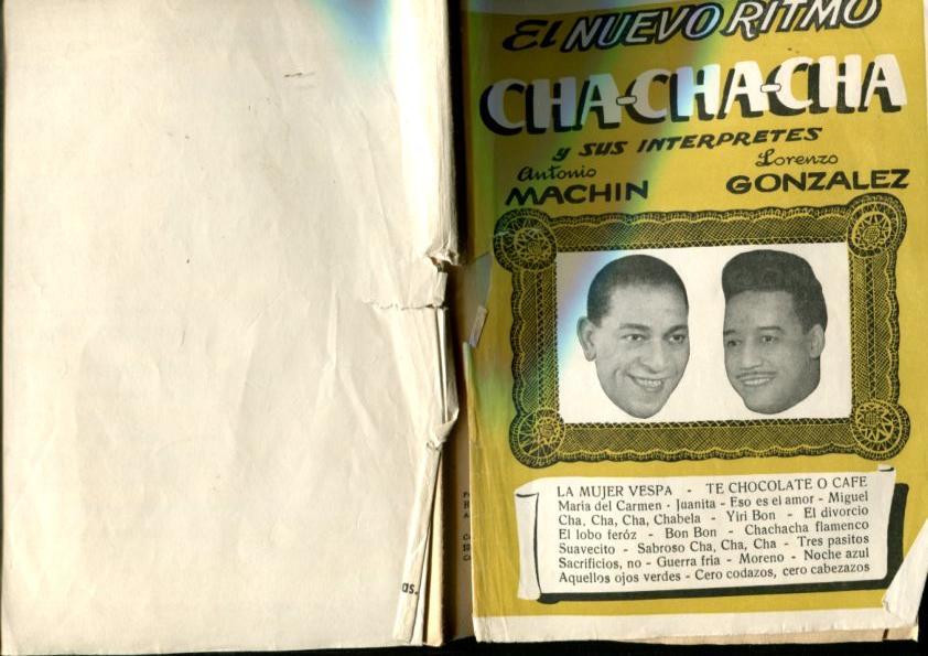 Cancionero: Antonio Machin y Lorenzo Gonzalez