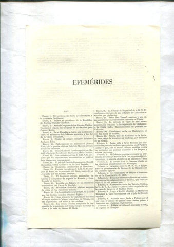 ESPASA 1957/1958: Apendice de 16 paginas dedicado a Efemerides