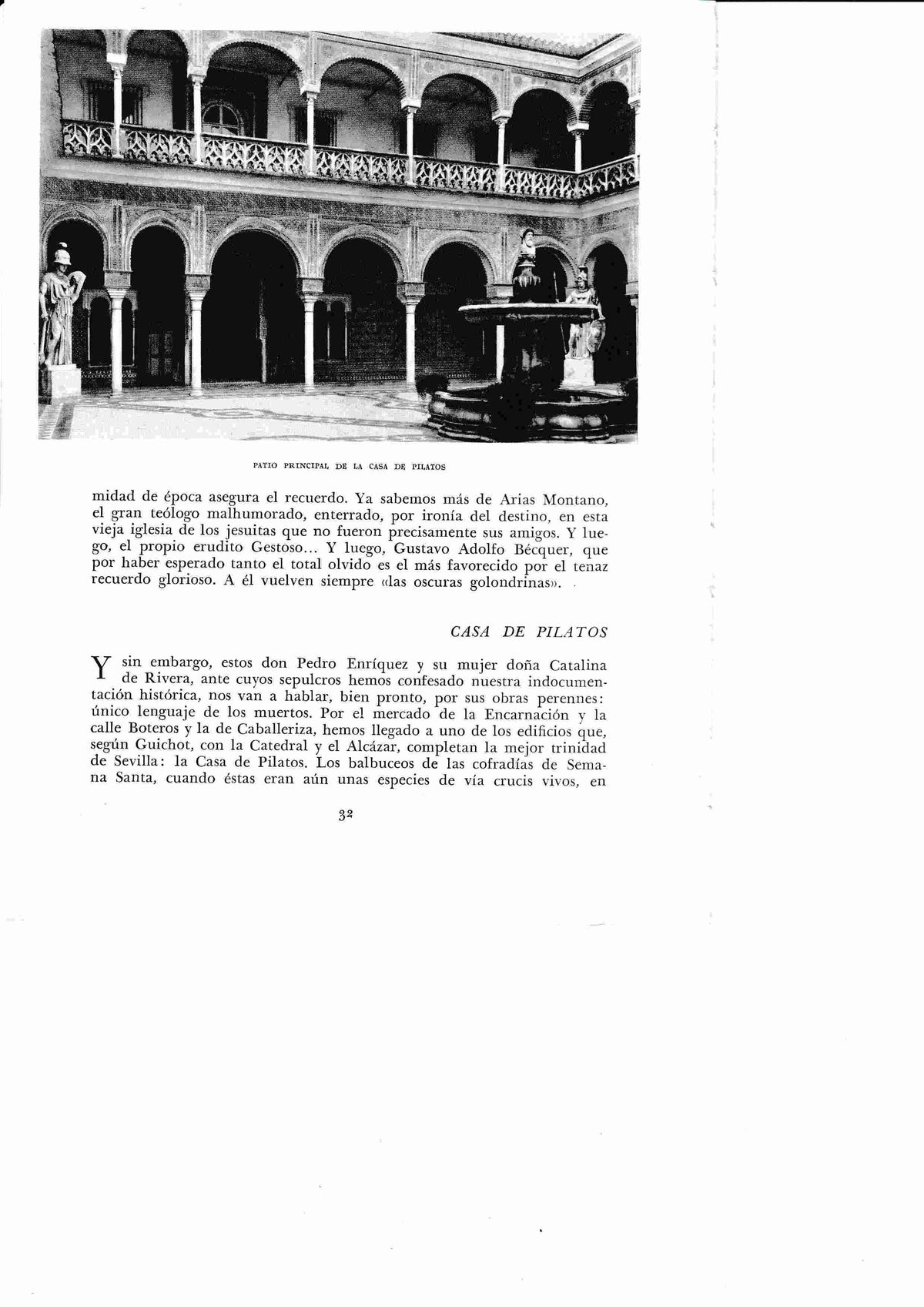 LAMINA 6327: Patio principal de la casa de Pilatos
