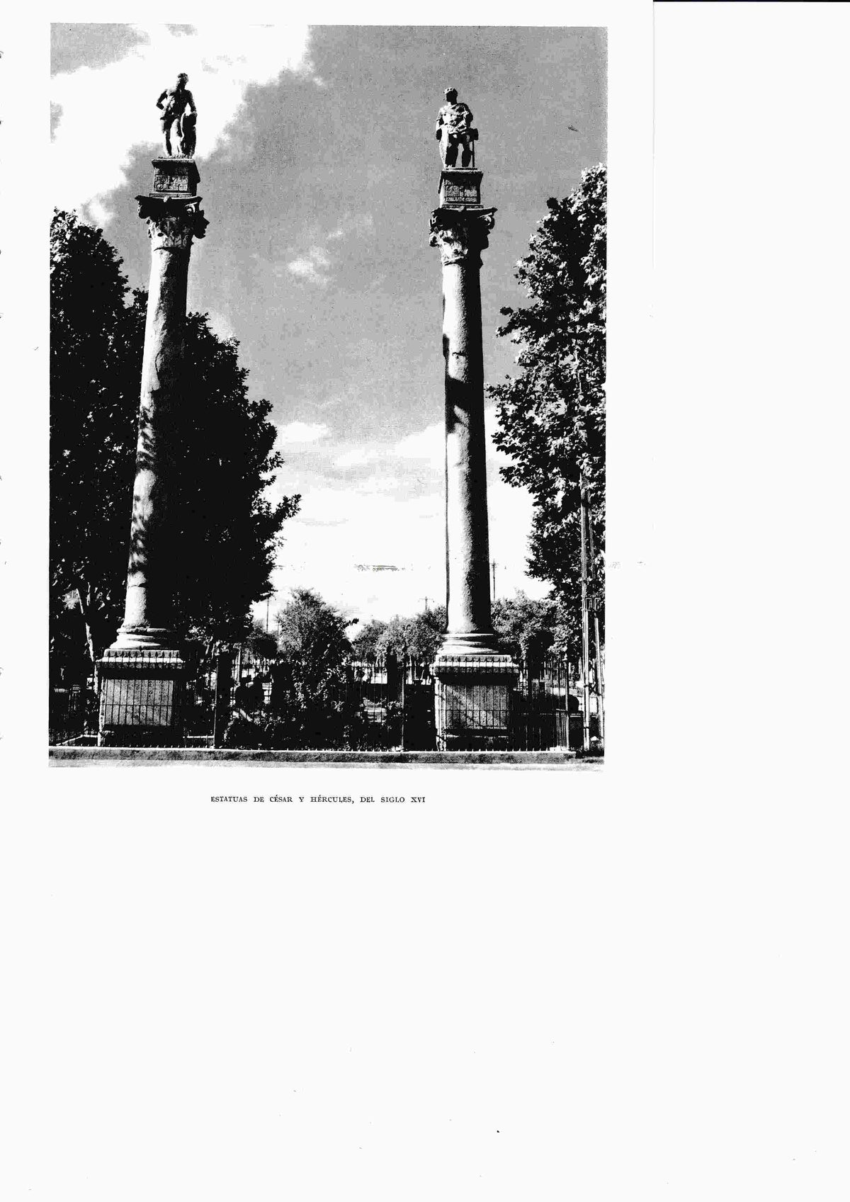 LAMINA 6332: Estatuas de Cesar y Hercules del x XVI