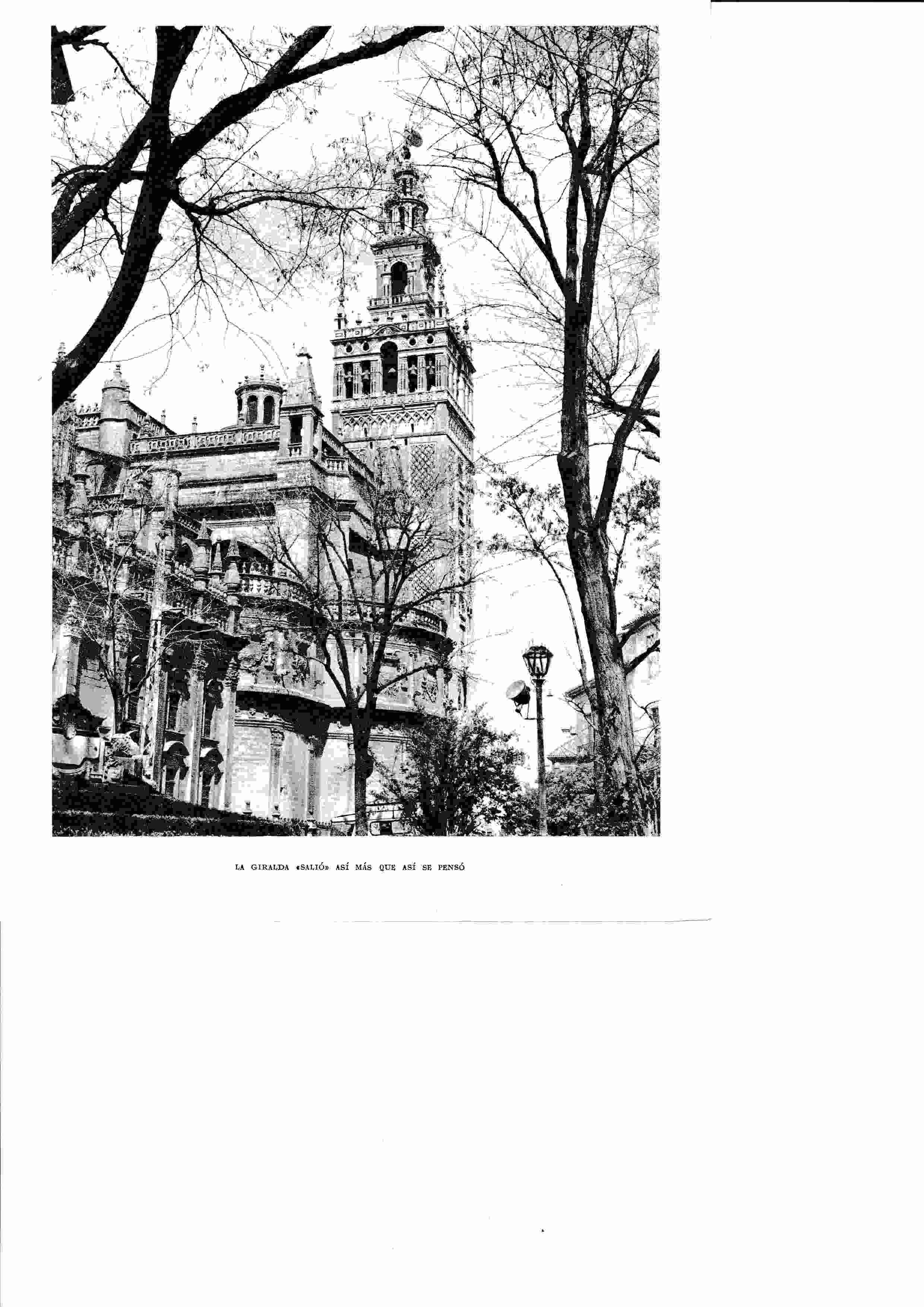LAMINA 6344: La Giralda salio asi mas asi se penso