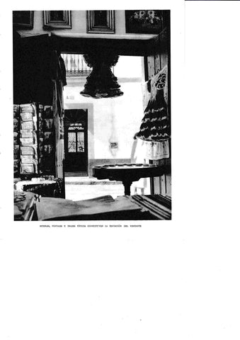 LAMINA 6348: Muebles postales y trajes tipicos la tentacion del visitante