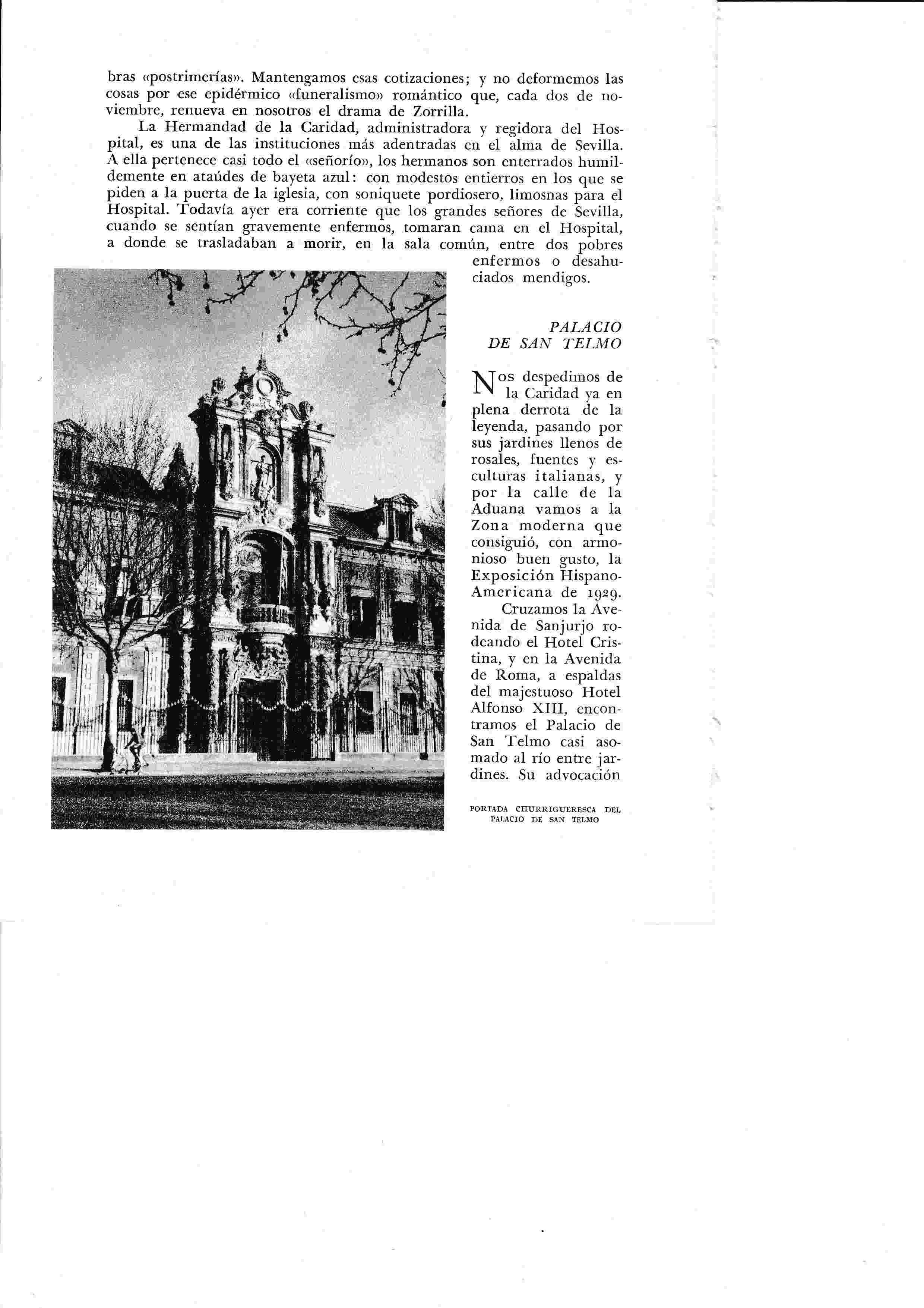 LAMINA 6358: Portada churrigueresca del Palacio de San Telmo