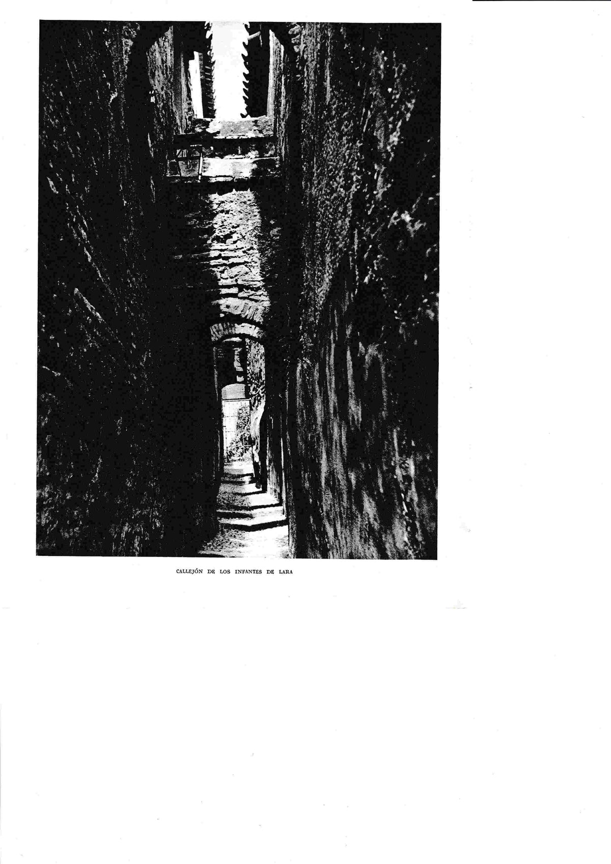 LAMINA 6395: Callejon de los Infantes de Lara