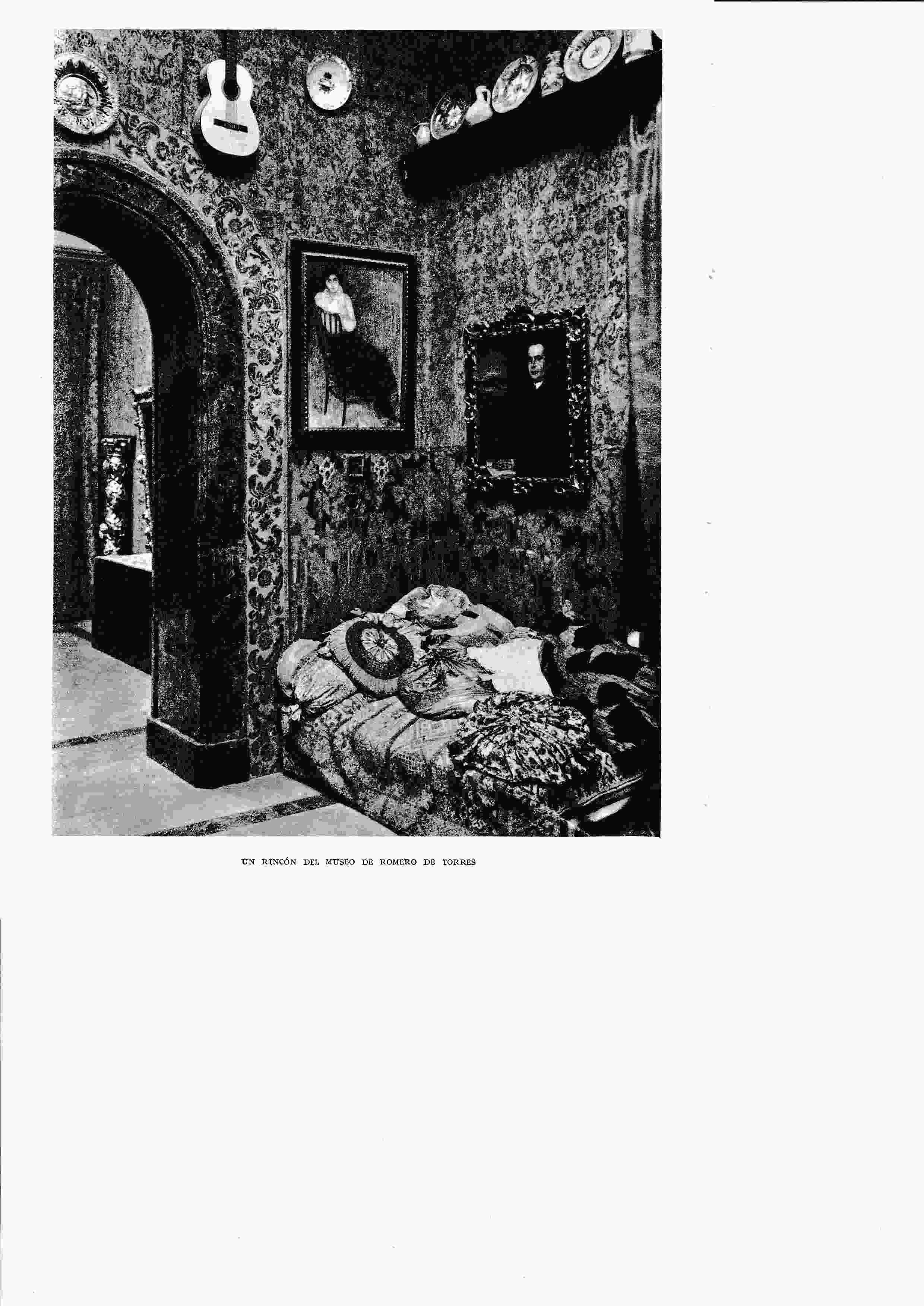 LAMINA 6397: Un rincon del museo de Romero de Torres