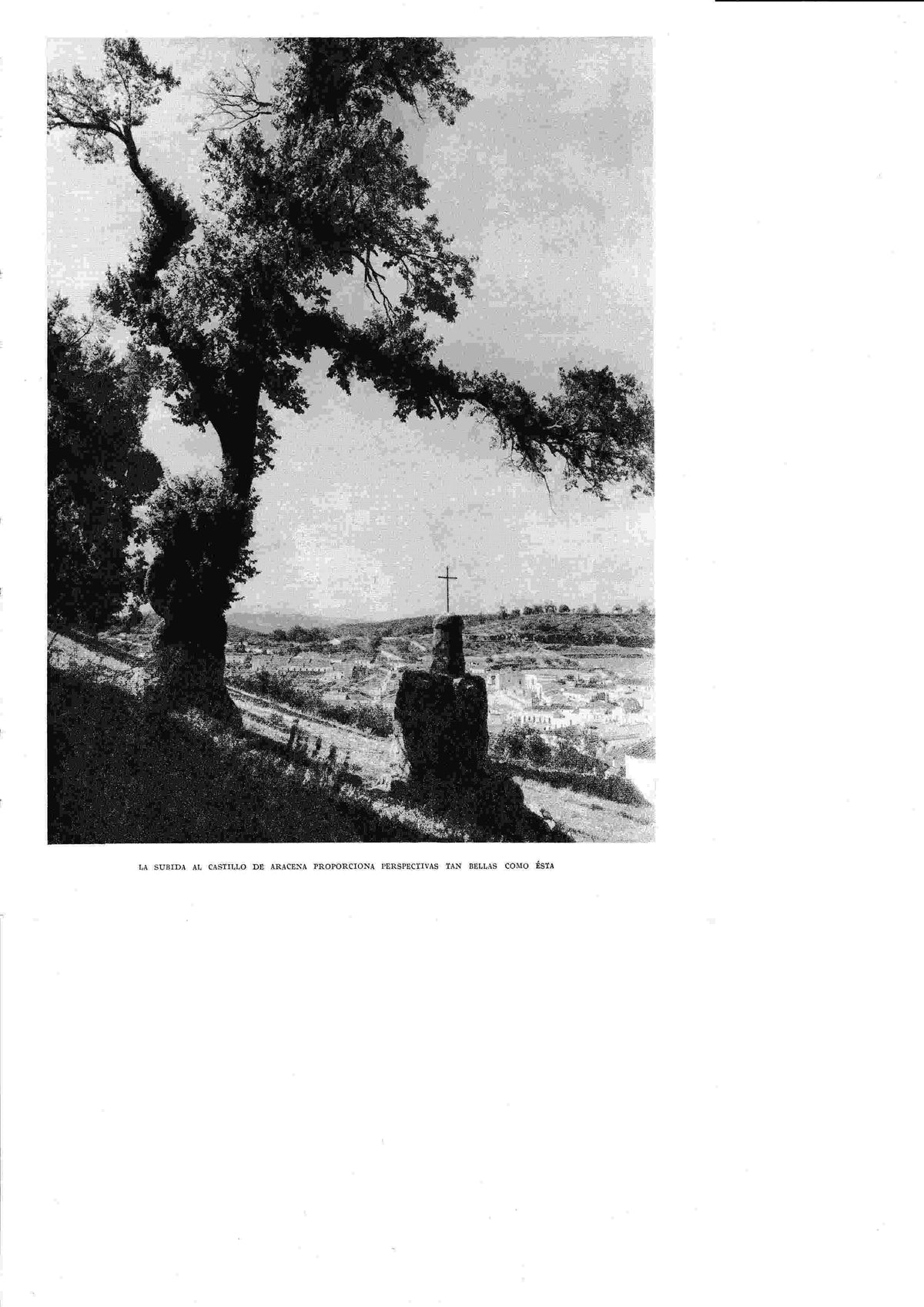 LAMINA 6411: Subida en el castillo de Aracena