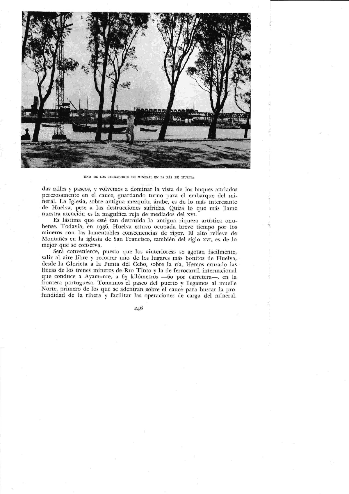 LAMINA 6416: Cargadores de mineral en la ria de Huelva