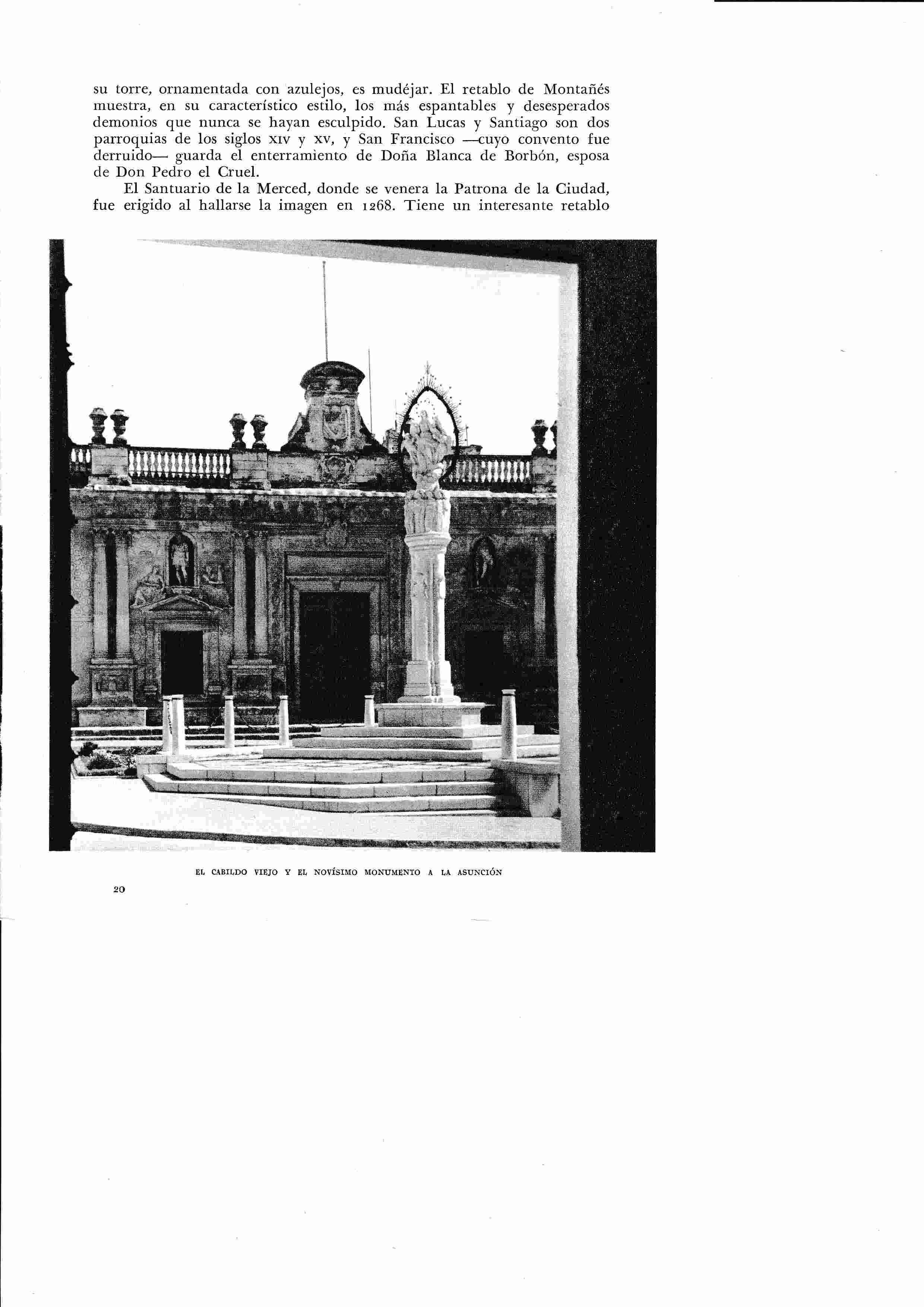LAMINA 6429: El Cabildo Viejo y el monumento a la Asuncion