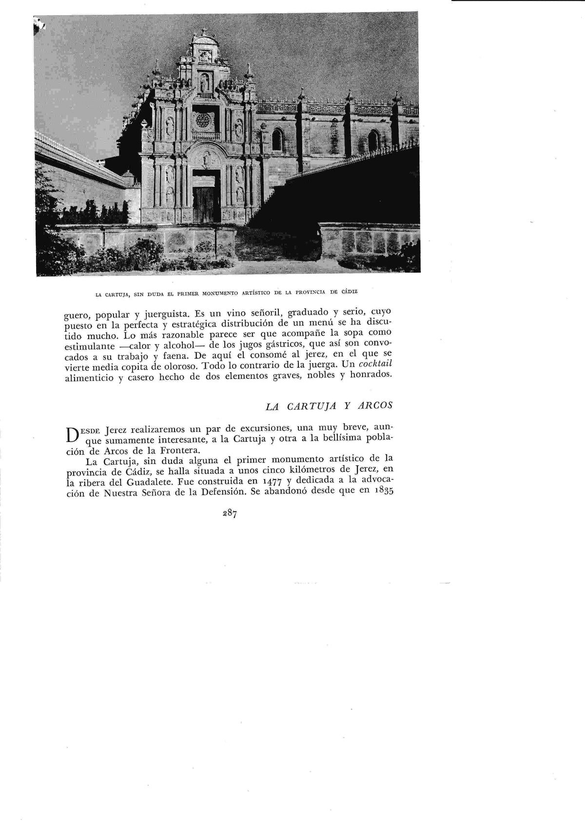 LAMINA 6432: La Cartuja de Cadiz