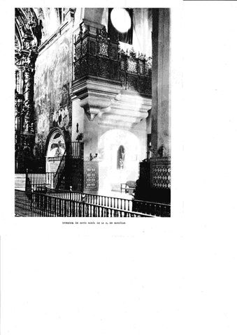 LAMINA 6438: Interior de Santa Maria de la O en Sanlucar