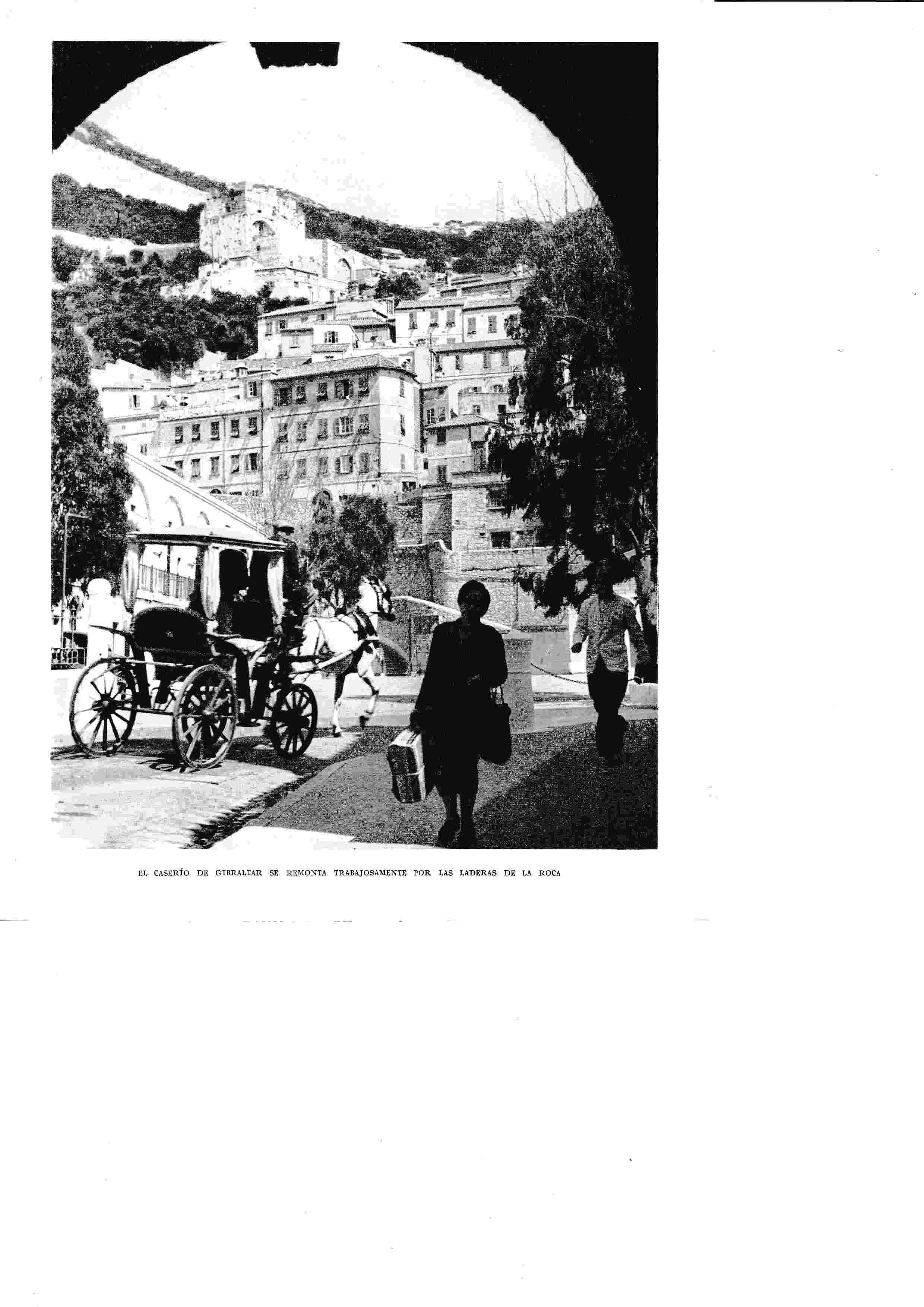 LAMINA 6457: Gibraltar el caserio sobre la roca