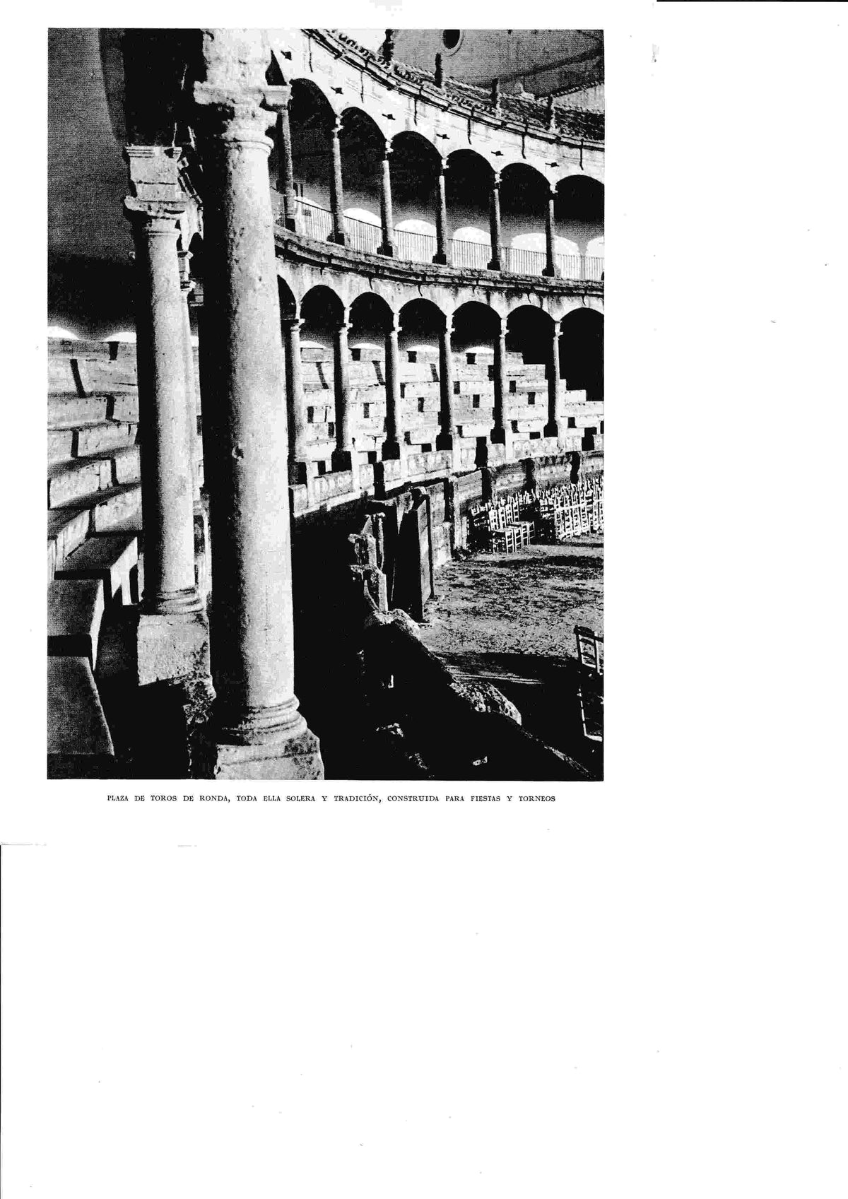 LAMINA 6476: Plaza de Toros de Ronda 
