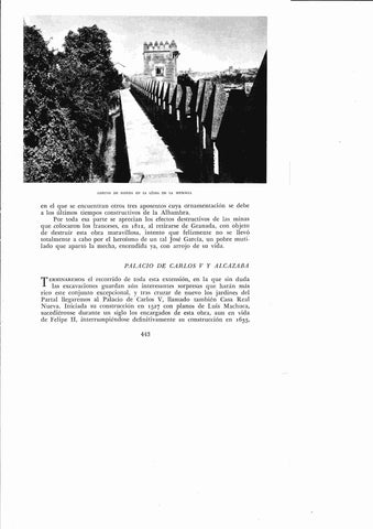 LAMINA 6490: Camino de ronda en la linea de la muralla
