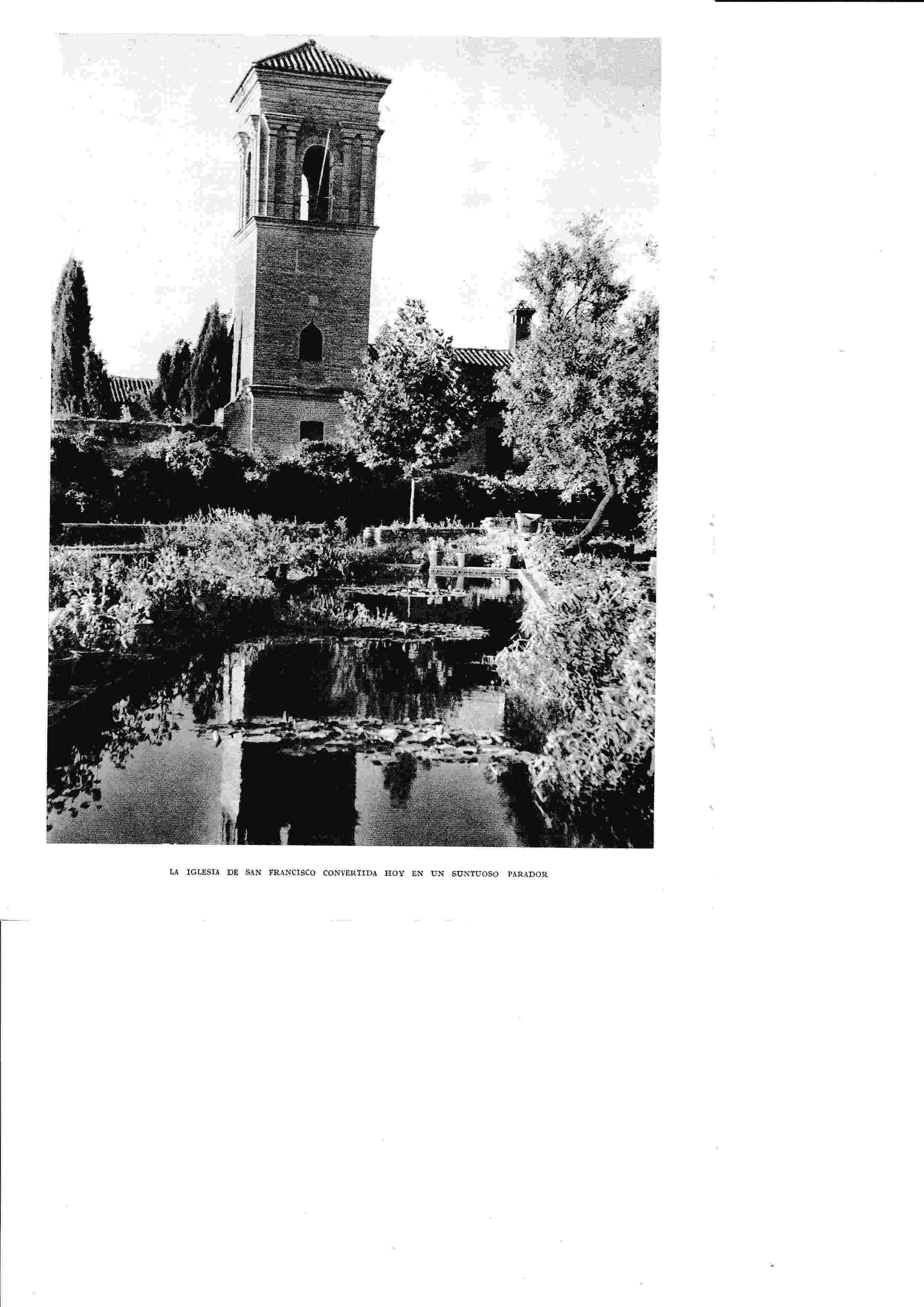 LAMINA 6492: Iglesia de San Francisco convertida en parador