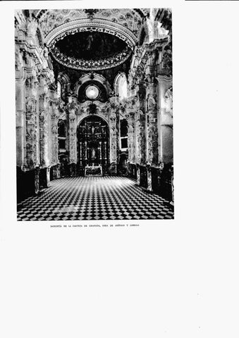 LAMINA 6502: Sacristia de la Cartuja de Granada obra de Arevalo y Cabello