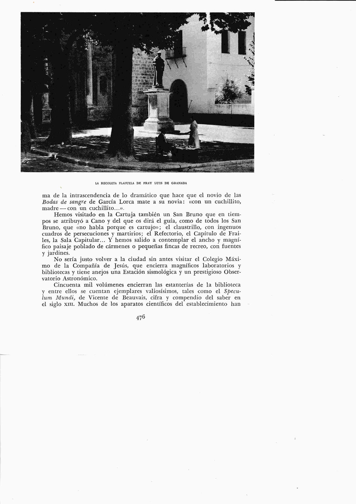 LAMINA 6504: Plazuela de Fray Luis de Granada