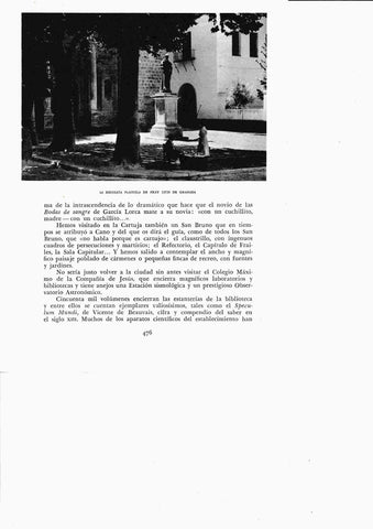 LAMINA 6504: Plazuela de Fray Luis de Granada
