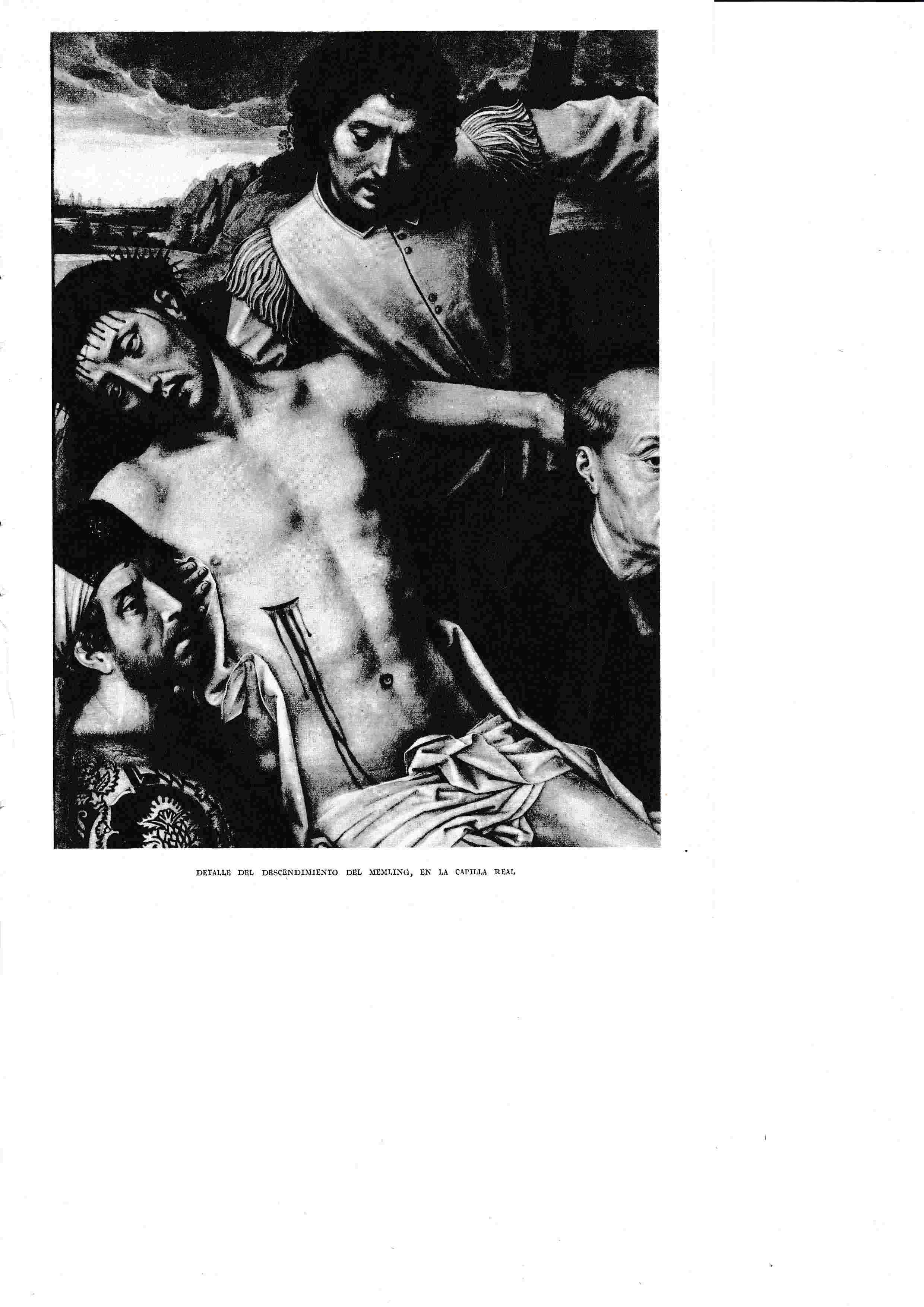 LAMINA 6510: Descendimiento del Memling en la Capilla Real