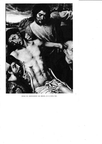 LAMINA 6510: Descendimiento del Memling en la Capilla Real