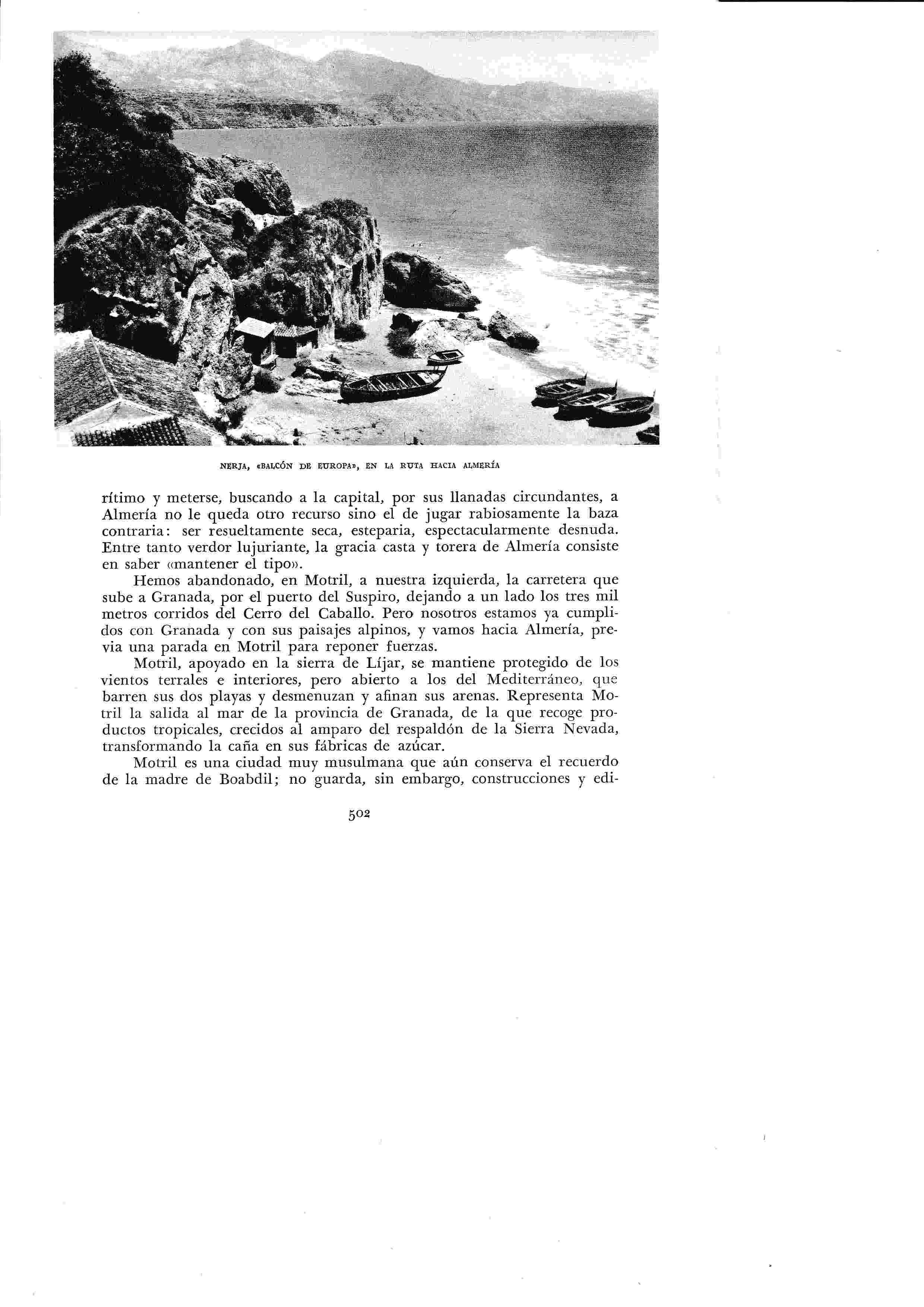 LAMINA 6513: Nerja balcon de Europa
