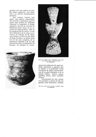 LAMINA 6522: Objetos coleccion Siret de Herrerias