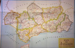 LAMINA 6545: Mapa Andalucia