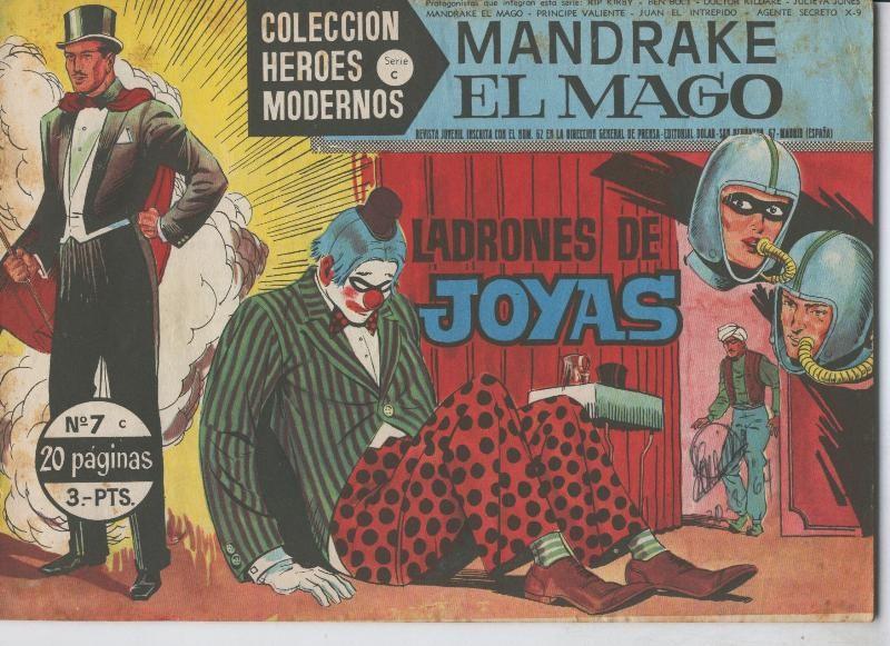 Heroes Modernos serie C numero 07: Mandrake el Mago: Ladrones de joya