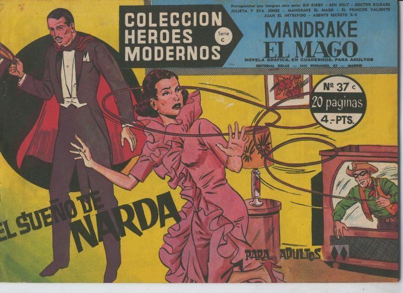 Heroes Modernos serie C numero 37: Mandrake el Mago: El sueño de Narda