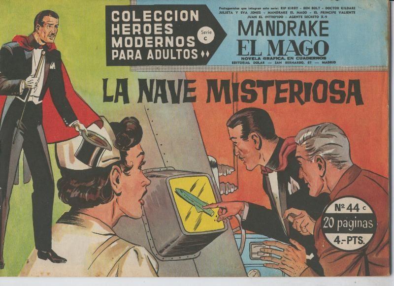 Heroes Modernos serie C numero 44: Mandrake el Mago: La nave misteriosa