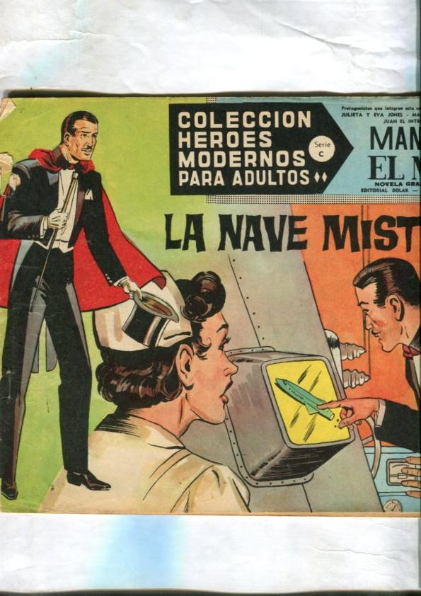 Heroes Modernos serie C numero 44: Mandrake el Mago: La nave misteriosa (numerado 3 en trasera)