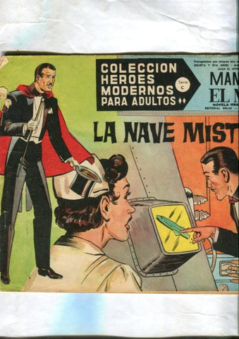 Heroes Modernos serie C numero 44: Mandrake el Mago: La nave misteriosa (numerado 3 en trasera)
