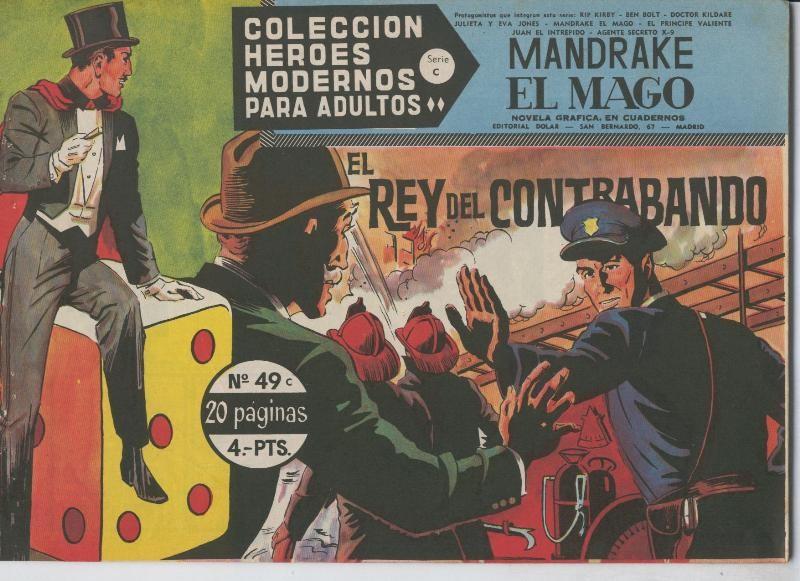 Heroes Modernos serie C numero 49: Mandrake el Mago: El rey del contrabando