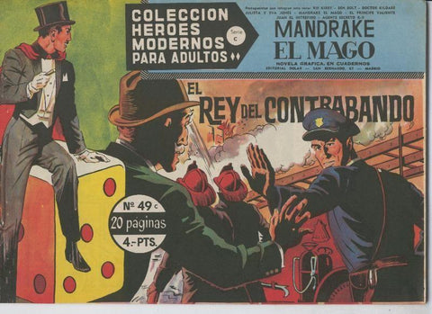 Heroes Modernos serie C numero 49: Mandrake el Mago: El rey del contrabando