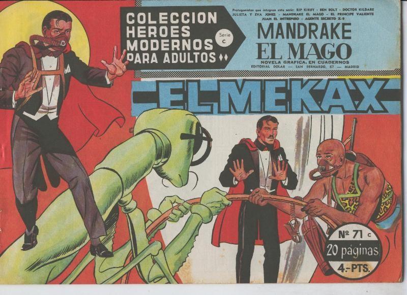 Heroes Modernos serie C numero 71 Mandrake el Mago: El Mekax