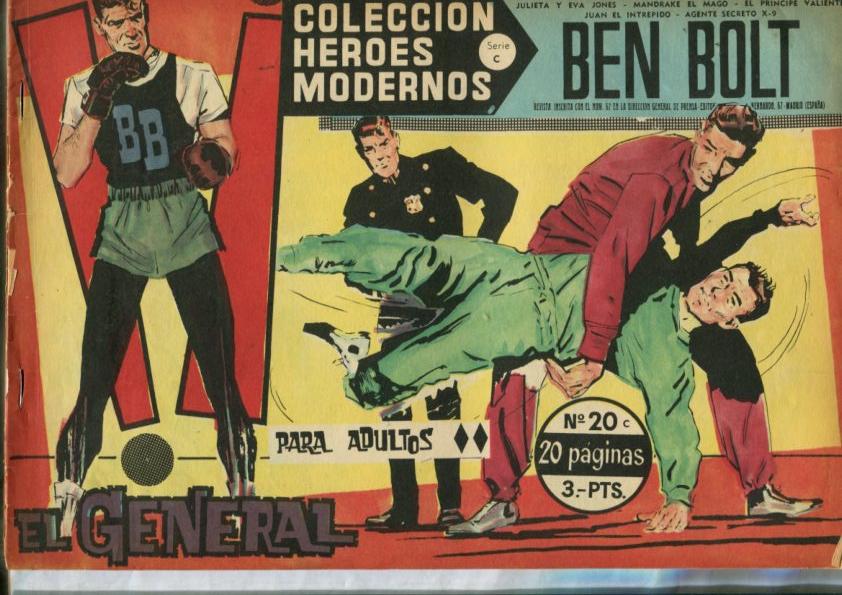 Heroes Modernos serie C numero 20: Ben Bolt: El general
