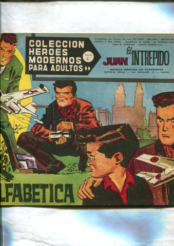 Heroes Modernos serie C numero 58: Juan el Intrepido: Sopa alfabetica (numerado 2 en trasera)