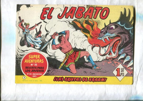 El Jabato facsimil numero 007: Las grutas de Kraan