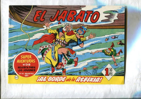 El Jabato facsimil numero 067: Al borde de la asfixia