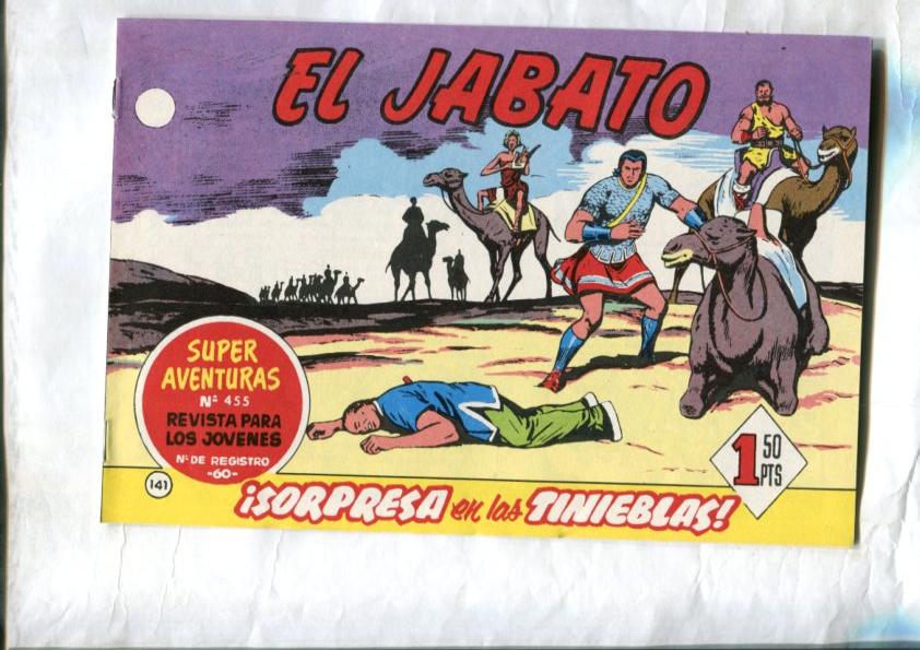 El Jabato facsimil numero 141: Sorpresa en las tinieblas