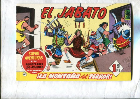 El Jabato facsimil numero 143: La montaña del terror