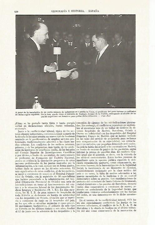 LAMINA ESPASA 13394: Licinio de la Fuente ministro de Trabajo