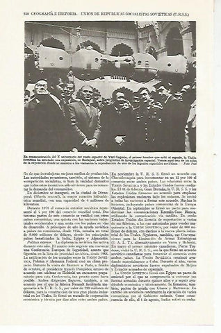 LAMINA ESPASA 13456: Exposicion en Budapest para el X aniversario del vuelo espacial de Yuri Gagarin