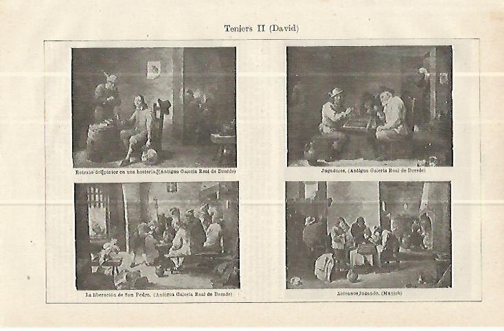 LAMINA ESPASA 13819: Obras de Teniers