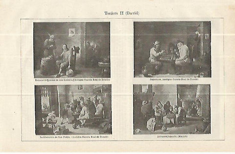 LAMINA ESPASA 13819: Obras de Teniers